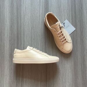 NWT Woman by Common Projects Original Achilles Low Nude 37
